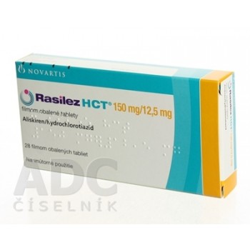 Расілез (Rasilez) HCT 150 мг/12.5 мг, 28 таблеток